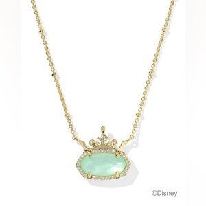 Disney x Kendra Scott Elisa Princess Gold Short Pendant Necklace
